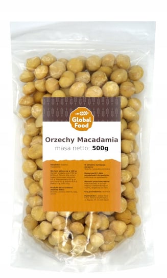 Orzechy Makadamia Orzech Macadamia Global Food 500G Inny producent