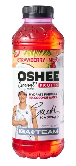 OSHEE & IGA Team Vitamin Water + woda kokosowa truskawka-melon 555 ml Inna marka