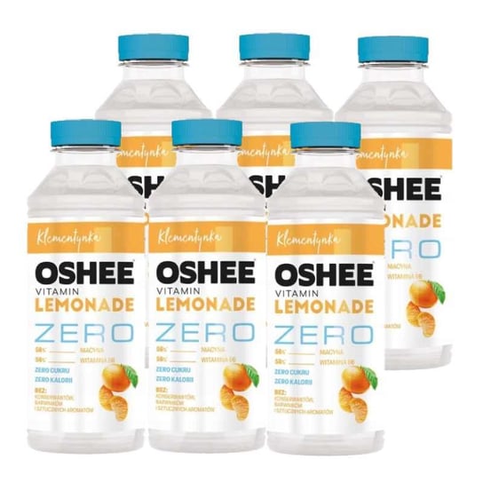 Oshee Lemoniada Zero Vitamin o smaku klementynki 555 ml x 6 sztuk Inna marka