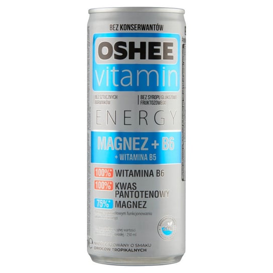 Oshee vitamin magnesium owoce tropik. 250ml 6szt Oshee