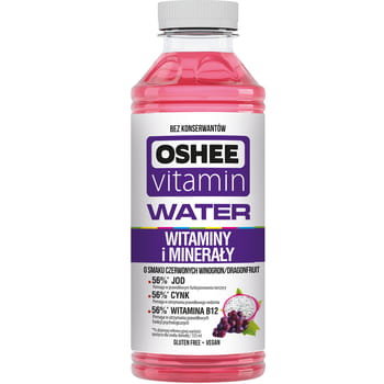 OSHEE Vitamin Water Witaminy i Minerały 555 ML Oshee