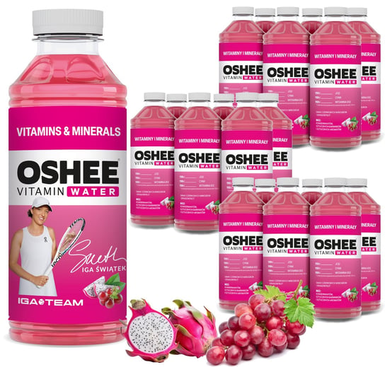 OSHEE Vitamin Water Witaminy i Minerały 555 ml x18 Oshee