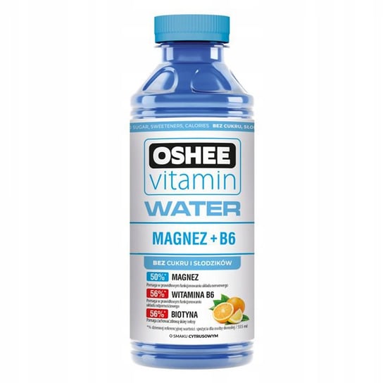 Oshee Vitamin Zero Napój Magnez + Wit. B6 555 Ml Oshee