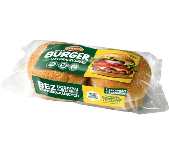 OSKROBA Bułki z sezamem do burgerów 240g naturalny skład Inna marka