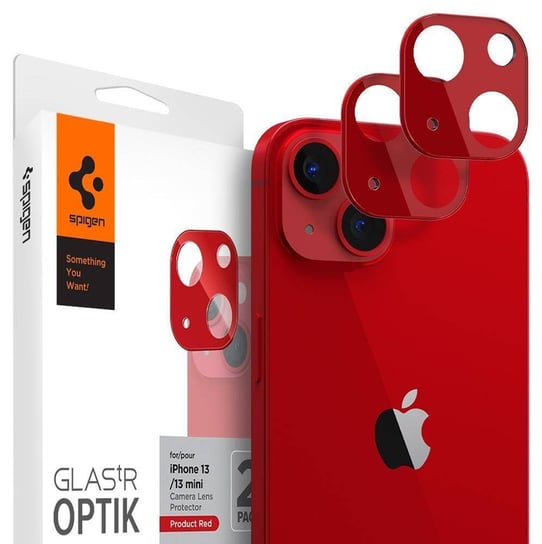 Osłona Aparatu Spigen Optik.Tr Camera Protector 2-Pack Iphone 13 Mini / 13 Red Spigen