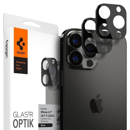 Osłona Aparatu Spigen Optik.Tr Camera Protector 2-Pack Iphone 13 Pro / 13 Pro Max Black Spigen