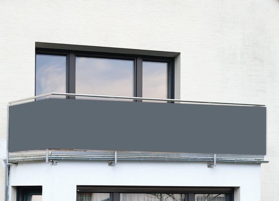 Osłona balkonowa ANTHRACITE UNI, 85 x 500 cm Wenko