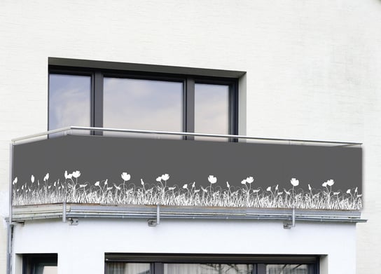 Osłona balkonowa Antracyt WENKO, 500x85 cm Wenko