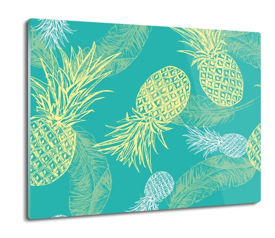 osłona do kuchenki druk Ananasy tropic wzór 60x52, ArtprintCave ArtPrintCave