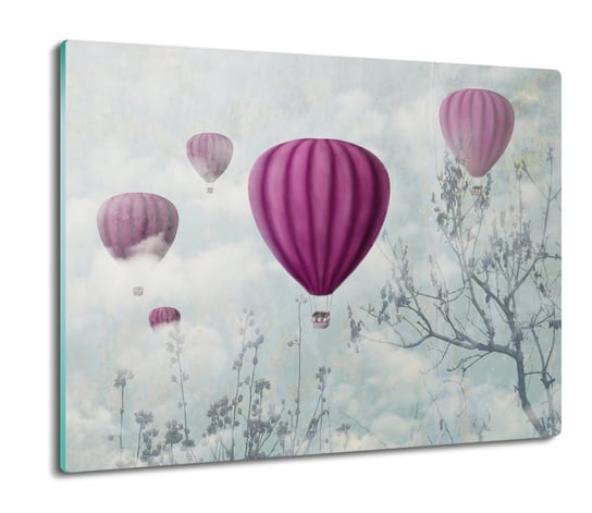 osłona do kuchenki druk Różowe Balony natura 60x52, ArtprintCave ArtPrintCave