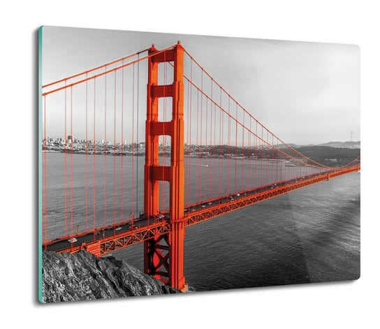 osłona do kuchenki szklana Most Golden Gate 60x52, ArtprintCave ArtPrintCave