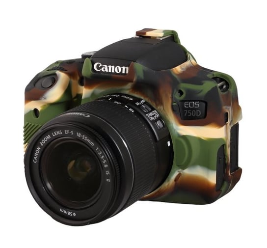 Osłona gumowa dla Canon 750D EASYCOVER Camouflage EasyCover
