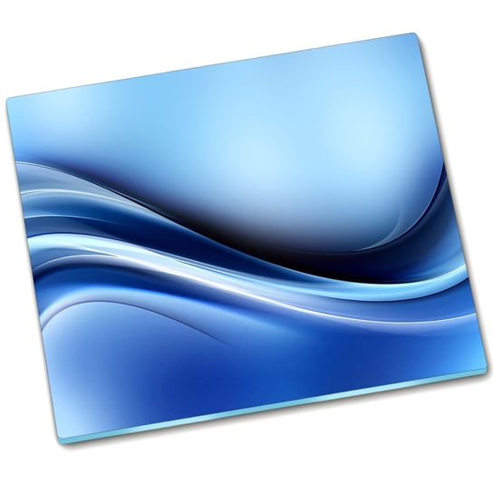Osłona kuchenna deska Abstrakcyjny błękit - 60x52 cm Tulup