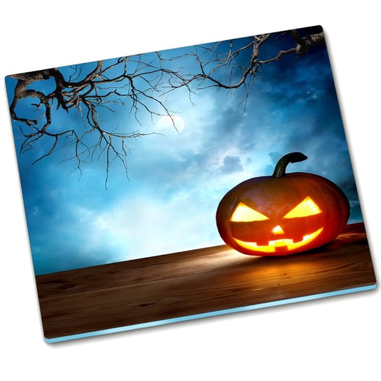 Osłona kuchenna deska Dynia na halloween - 60x52 cm Tulup