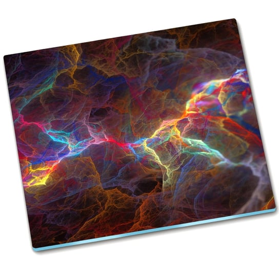 Osłona kuchenna deska szklana Fraktal - 60x52 cm Tulup