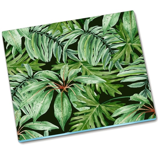 Osłona kuchenna deska Tropikalne liście - 60x52 cm Tulup