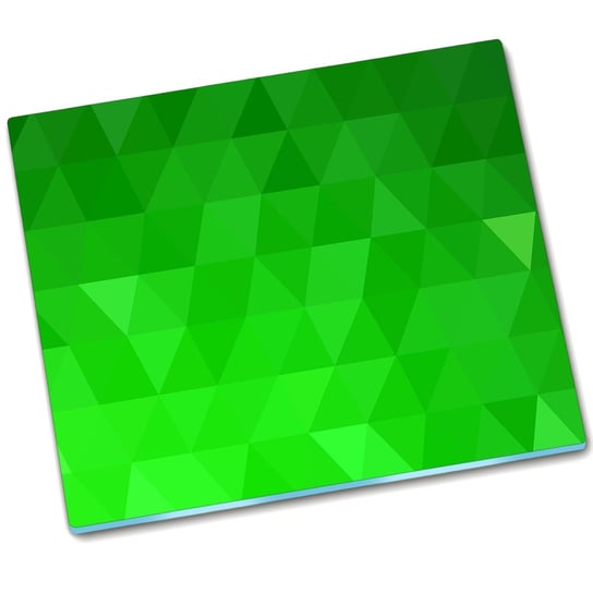 Osłona kuchenna deska Zielony wielokąt - 60x52 cm Tulup