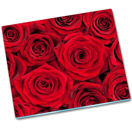 Osłona kuchenna szklana Czerwone róże - 60x52 cm Tulup