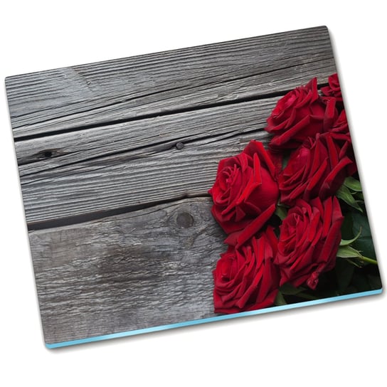 Osłona kuchenna szklana Czerwone róże - 60x52 cm Tulup