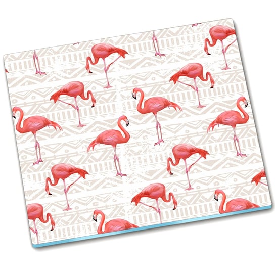 Osłona kuchenna szklana Flamingi Ptaki - 60x52 cm Tulup