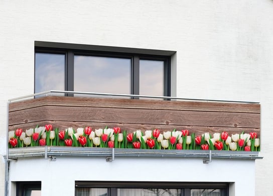 Osłona Na Balkon W Tulipany, 5 M X 35 Cm Maximex