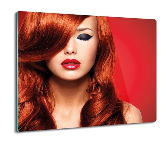 osłona na indukcję druk Kobieta rude włosy 60x52, ArtprintCave ArtPrintCave