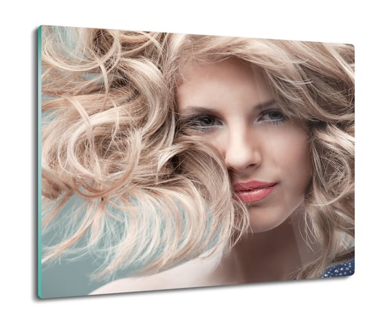 osłona na indukcję druk Kobieta włosy blond 60x52, ArtprintCave ArtPrintCave