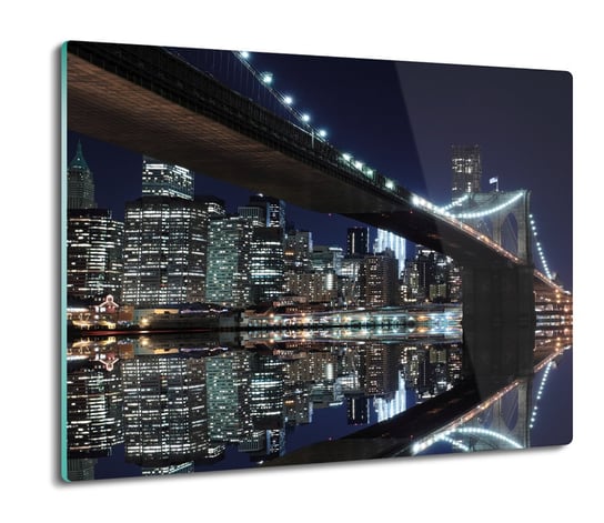 osłona na indukcję szklana Manhattan most NY 60x52, ArtprintCave ArtPrintCave