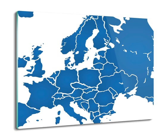 osłona na indukcję z foto Mapa Europa Unia 60x52, ArtprintCave ArtPrintCave