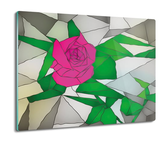 osłona na indukcję z nadrukiem Mozaika róża 60x52, ArtprintCave ArtPrintCave