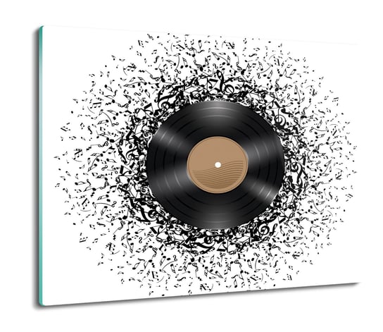 osłona na płytę indukcyjną Płyta winyl nuty 60x52, ArtprintCave ArtPrintCave