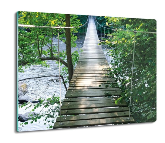 osłona na płytę indukcyjną Szwecja most las 60x52, ArtprintCave ArtPrintCave