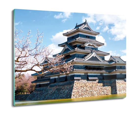 osłona na płytę indukcyjną Zamek Japonia 60x52, ArtprintCave ArtPrintCave