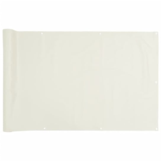 Osłona parkanowa biała 400x90cm PVC - łatwy montaż Inna marka