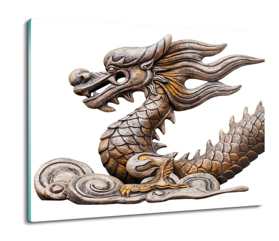 osłona płyty kuchennej Chiński smok posąg 60x52, ArtprintCave ArtPrintCave