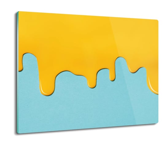 osłona płyty kuchennej Lejąca żółta farba 60x52, ArtprintCave ArtPrintCave