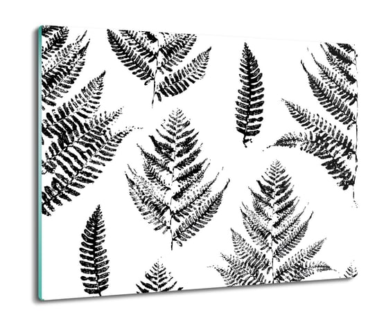 osłona płyty kuchennej Liście paproci sepia 60x52, ArtprintCave ArtPrintCave
