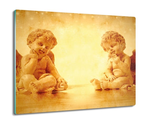osłona płyty kuchennej Małe aniołki rzeźba 60x52, ArtprintCave ArtPrintCave
