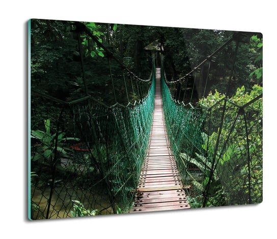 osłona płyty kuchennej Most linowy dżungla 60x52, ArtprintCave ArtPrintCave
