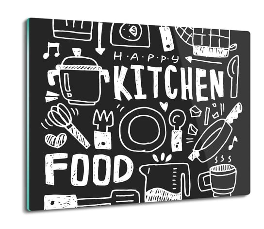 osłona płyty kuchennej Plakat rzeczy kuchni 60x52, ArtprintCave ArtPrintCave