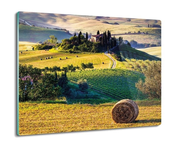 osłona płyty kuchennej Widok Toskania pola 60x52, ArtprintCave ArtPrintCave