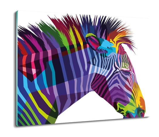 osłona płyty kuchennej Zebra styl pop art 60x52, ArtprintCave ArtPrintCave