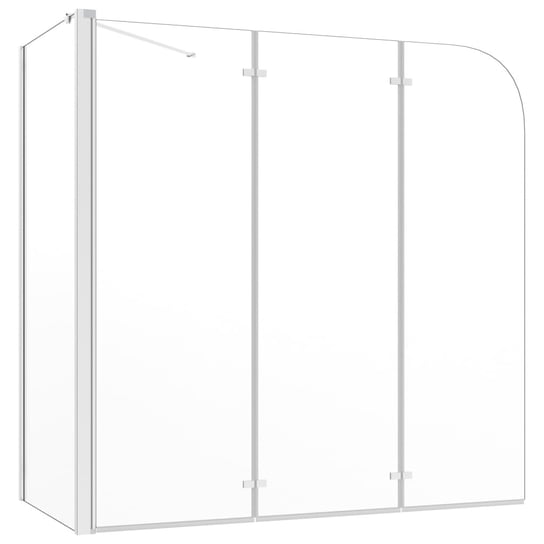 Osłona prysznicowa aluminiowa 120x130 cm, szkło ha Inna marka