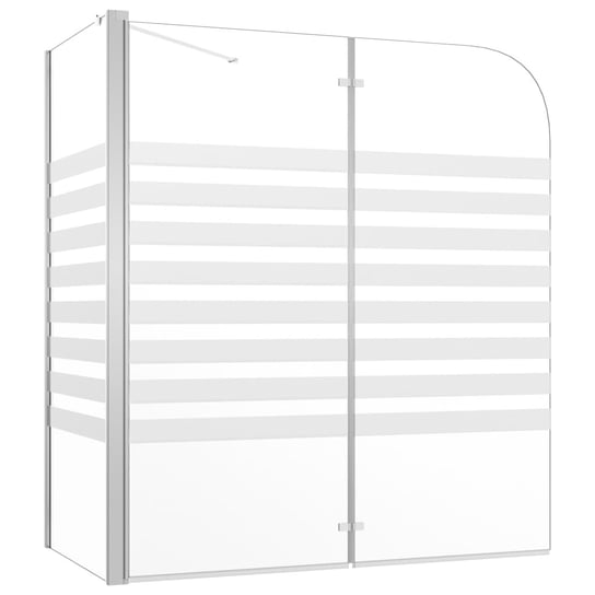 Osłona prysznicowa aluminiowa 120x68x130 cm, szkło Inna marka