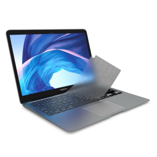 Osłona silikonowa nakładka na klawiaturę do MacBook Pro 14 A2442 A2779 / Pro 16 A2485 A2780 / Air 13 M2 A2681 2022 (EU) (Clear) D-pro