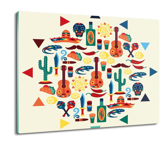 osłona splashback do kuchni Meksyk etniczne 60x52, ArtprintCave ArtPrintCave
