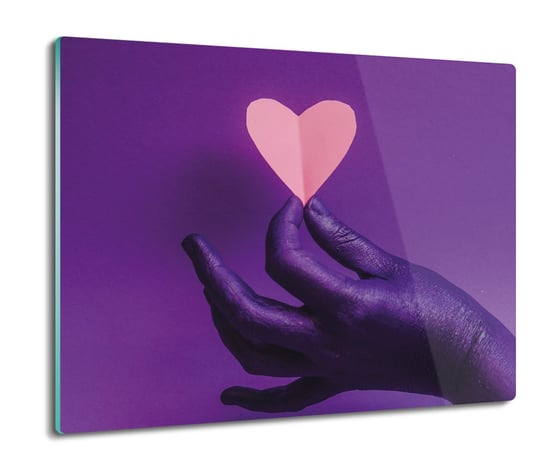 osłona splashback druk Dłoń serce symbol 60x52, ArtprintCave ArtPrintCave