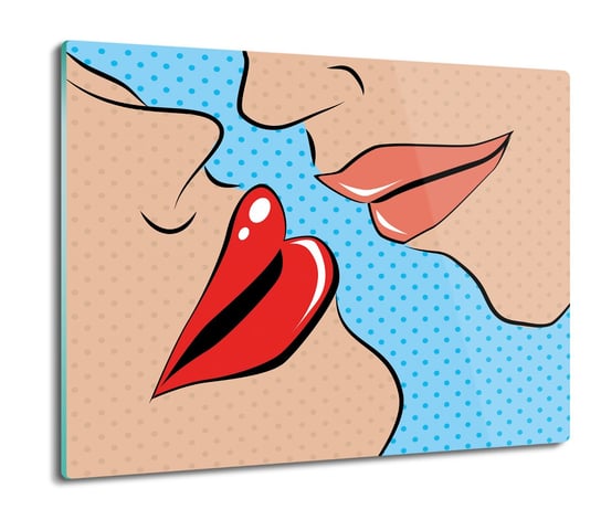 osłona splashback druk Usta twarz pop art 60x52, ArtprintCave ArtPrintCave