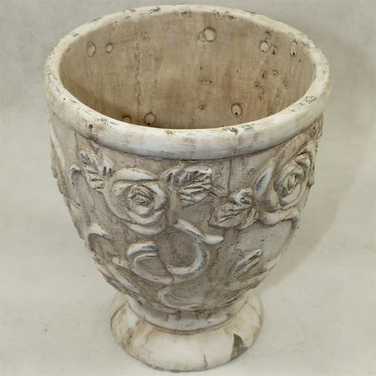 Oslonka Beżowa Ceramiczna Antyk Grecja H: 20,5 cm Pigmejka