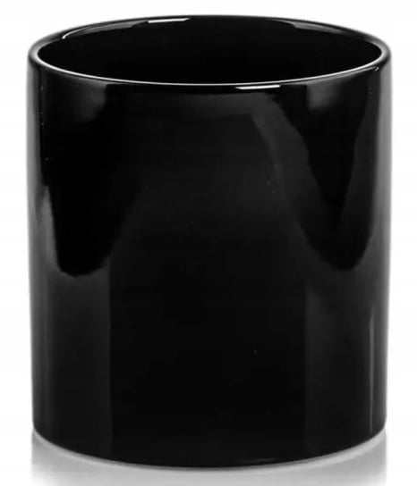 Osłonka ceramiczna czarna walec 20 cm POLNIX